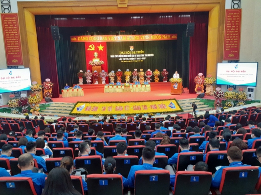 Đại hội đại biểu Đoàn TNCS Hồ Chí Minh Khối các cơ quan tỉnh Thái Nguyên lần thứ VIII