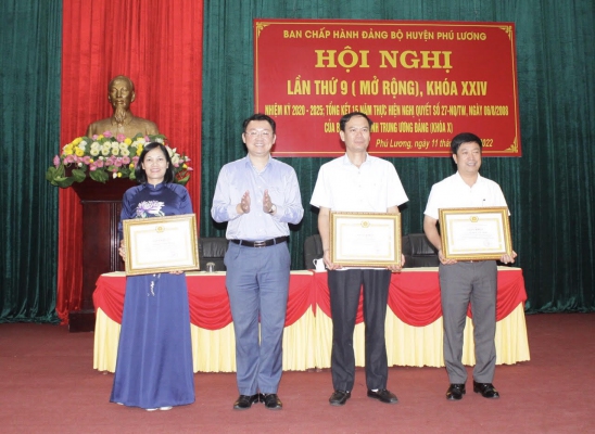 Hội nghị lần thứ 9 Ban Chấp hành Đảng bộ huyện Phú Lương khóa XXIV, nhiệm kỳ 2020 - 2025