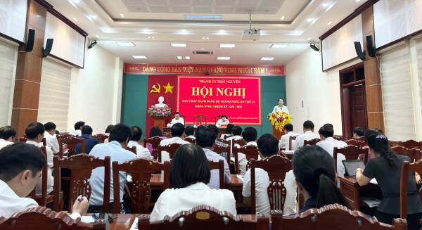 Hội nghị Ban Chấp hành Đảng bộ thành phố Thái Nguyên lần thứ 14, khóa XVIII, nhiệm kỳ 2020 - 2025