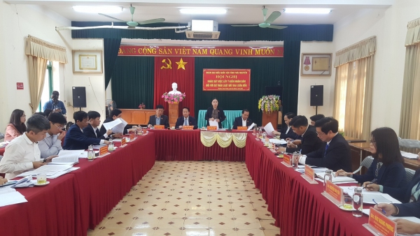 Đoàn đại biểu Quốc hội tỉnh khảo sát việc lấy ý kiến Nhân dân đối với dự thảo Luật Đất đai (sửa đổi) tại thành phố Thái Nguyên