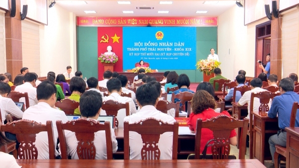 HĐND thành phố Thái Nguyên họp thông qua 12 nghị quyết quan trọng