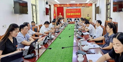 Kỳ họp chuyên đề thứ 6, HĐND huyện Phú Lương khóa XX, nhiệm kỳ 2021 - 2026