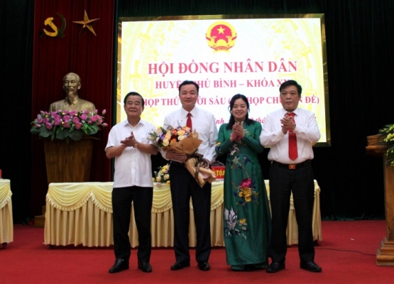 Phú Bình: Bầu Chủ tịch UBND huyện khoá XX, nhiệm kỳ 2021 - 2026