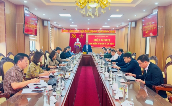 Hội nghị Ban Thường vụ Huyện ủy Định Hóa lần thứ 50, nhiệm kỳ 2020-2025