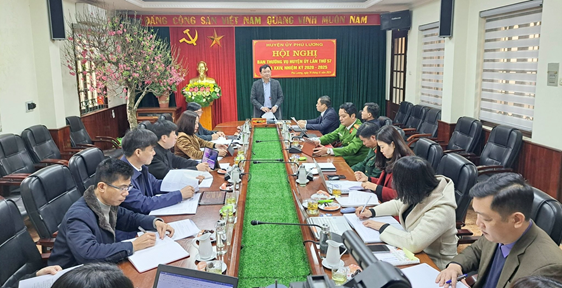 Ban Thường vụ Huyện ủy Phú Lương và Thành ủy Sông Công tổ chức hội nghị thường kỳ tháng 01/2024