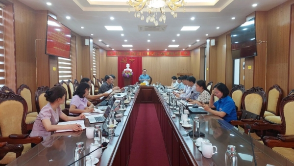 Huyện uỷ Định Hóa tổ chức giao ban công tác với các cơ quan khối Đảng, đoàn thể quý I năm 2024