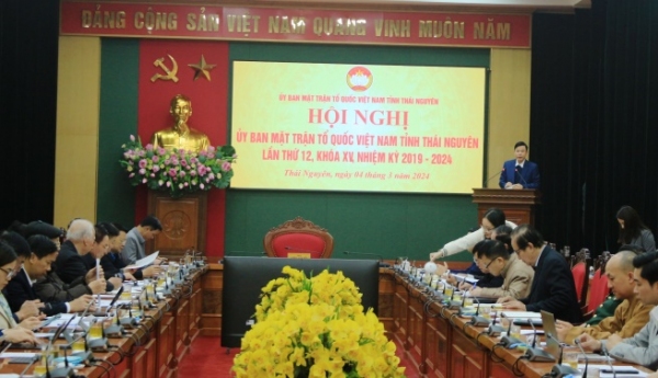 Hội nghị Ủy ban Mặt trận Tổ quốc tỉnh lần thứ 12