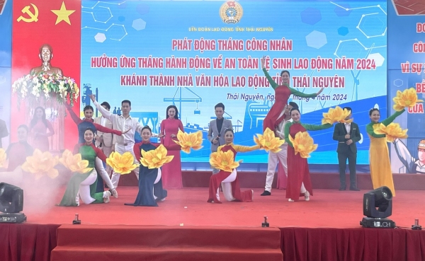LĐLĐ tỉnh Thái Nguyên tổ chức các hoạt động sôi nổi, ý nghĩa nhân dịp Tháng Công nhân năm 2024