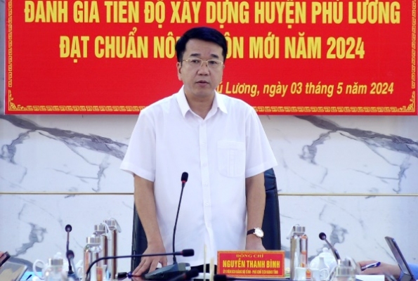 Phú Lương: Tiếp tục đẩy nhanh tiến độ xây dựng huyện đạt chuẩn nông thôn mới