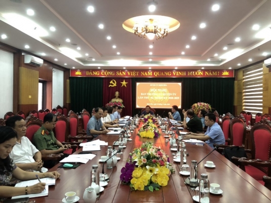 Hội nghị Ban Thường vụ Huyện ủy Định Hóa, lần thứ 56, nhiệm kỳ 2020 - 2025