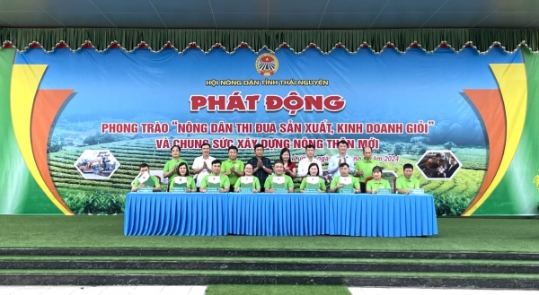 Hội Nông dân tỉnh Phát động phong trào “Nông dân Thái Nguyên thi đua sản xuất, kinh doanh giỏi” và chung sức xây dựng nông thôn mới