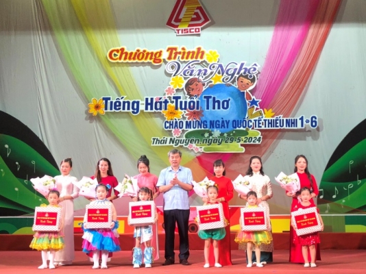 Công ty Cổ phần Gang thép Thái Nguyên tổ chức Chương trình Vui Tết thiếu nhi