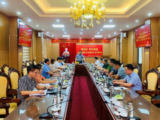 Hội nghị lần thứ 60 Ban Thường vụ Huyện ủy Định Hóa, nhiệm kỳ 2020 - 2025