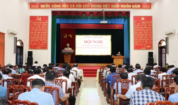 Phú Bình: Đánh giá kết quả công tác 9 tháng năm 2024, triển khai nhiệm vụ 3 tháng cuối năm