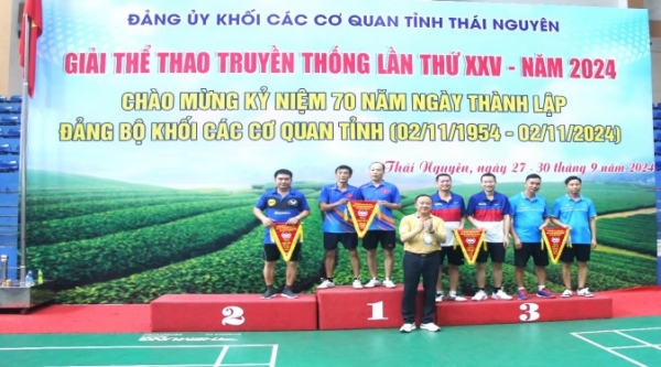 Sôi nổi Giải Thể thao truyền thống Khối các cơ quan tỉnh Thái Nguyên