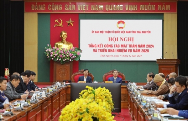 Ủy ban MTTQ Việt Nam tỉnh Thái Nguyên tổng kết công tác năm 2024