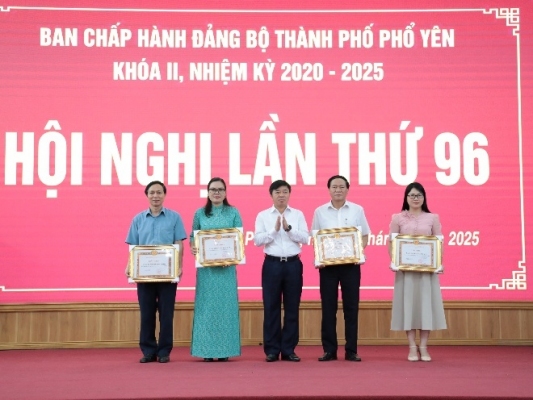 Thành phố Phổ Yên tổng kết công tác kiểm tra giám sát và thi hành kỷ luật Đảng nhiệm kỳ 2020 - 2025