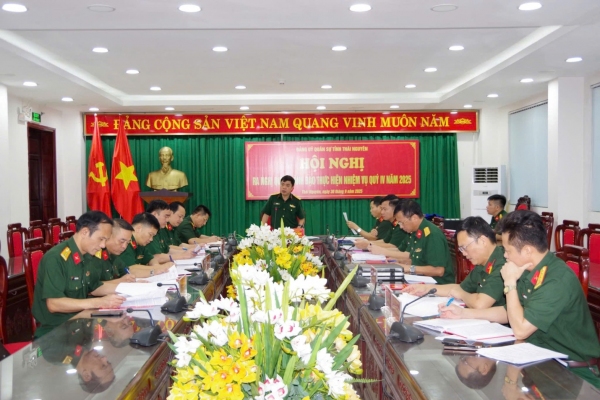 Đảng ủy Quân sự tỉnh Thái Nguyên ra nghị quyết lãnh đạo thực hiện nhiệm vụ quý IV/2025