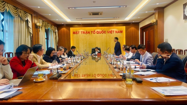 Ban Thường trực Ủy ban Trung ương MTTQ Việt Nam làm việc, cho ý kiến nội dung Đại hội đại biểu MTTQ Việt Nam tỉnh Thái Nguyên lần thứ I, nhiệm kỳ 2025 - 2030