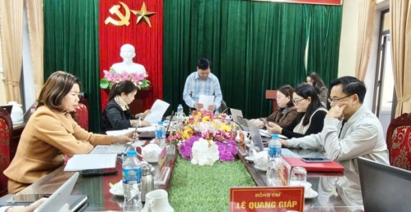 Hội nghị Ban Thường vụ Đảng uỷ xã Na Rì