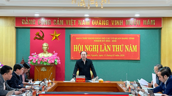 Hội nghị Ban Chấp hành Đảng bộ các cơ quan Đảng tỉnh lần thứ Năm, nhiệm kỳ 2025 - 2030