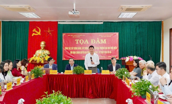 Công tác xây dựng Đảng, xây dựng chính quyền địa phương sau khi thực hiện mô hình chính quyền địa phương hai cấp - từ thực tiễn xã Bình Thành