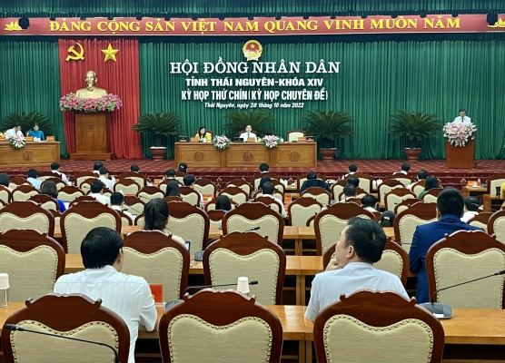 Kỳ họp thứ chín HĐND tỉnh Thái Nguyên khóa XIV: Xem xét nhiều nội dung cấp thiết về phát triển kinh tế - xã hội