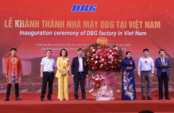 Khánh thành Nhà máy của Công ty TNHH DBG Technology (Việt Nam) tại Khu công nghiệp Yên Bình, Thái Nguyên