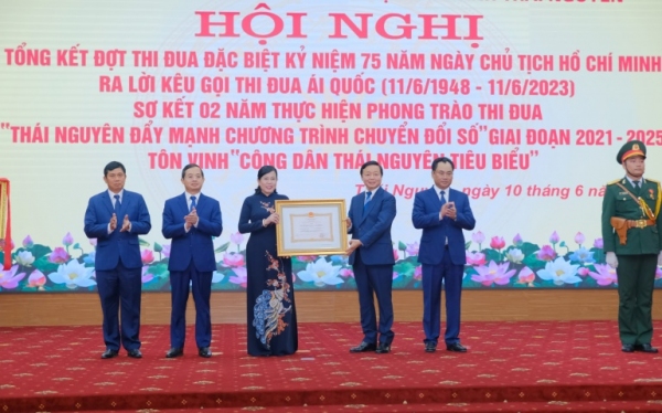 Thái Nguyên: Tổng kết đợt thi đua đặc biệt nhân kỷ niệm 75 năm Ngày Chủ tịch Hồ Chí Minh ra Lời kêu gọi thi đua ái quốc