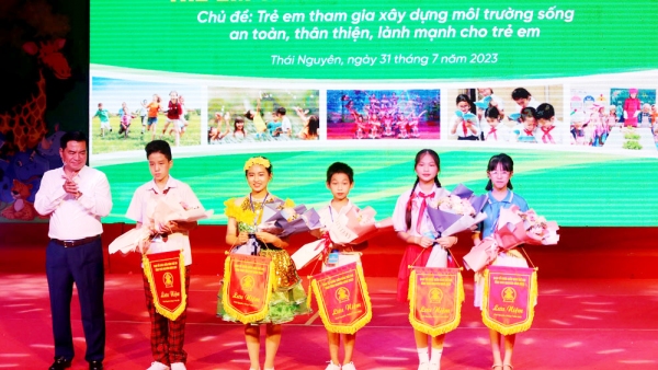 Thái Nguyên tổ chức Diễn đàn “Trẻ em tham gia xây dựng môi trường sống an toàn, thân thiện, lành mạnh cho trẻ em”