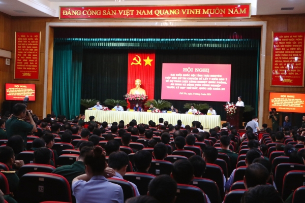 Đoàn đại biểu Quốc hội tỉnh Thái Nguyên tiếp xúc cử tri trên địa bàn tỉnh