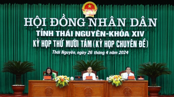 Kỳ họp thứ Mười tám (Kỳ họp chuyên đề), HĐND tỉnh Thái Nguyên: Thông qua 14 nghị quyết quan trọng