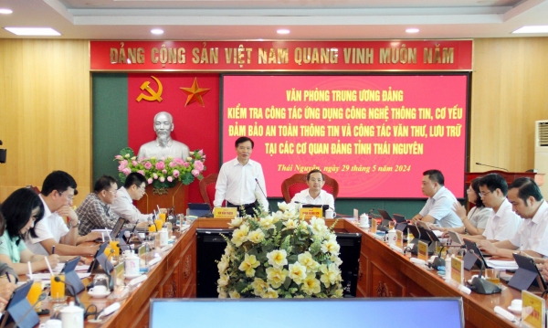 Tăng cường triển khai các giải pháp bảo đảm an toàn, an ninh mạng trong hoạt động của các cơ quan Đảng