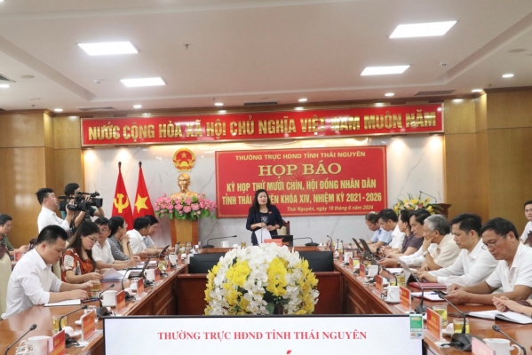 Họp báo Kỳ họp thứ mười chín, HĐND tỉnh Thái Nguyên khóa XIV