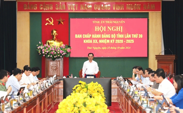 Tỉnh ủy Thái Nguyên: Rà soát, bổ sung quy hoạch các chức danh lãnh đạo, quản lý