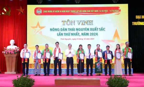 Tôn vinh nông dân xuất sắc, sản phẩm nông nghiệp tiêu biểu năm 2024