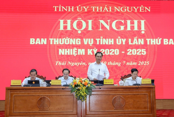 Hội nghị Ban Thường vụ Tỉnh ủy lần thứ ba, nhiệm kỳ 2020 - 2025