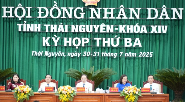 Khai mạc Kỳ họp thứ Ba, Hội đồng nhân dân tỉnh Thái Nguyên khóa XIV