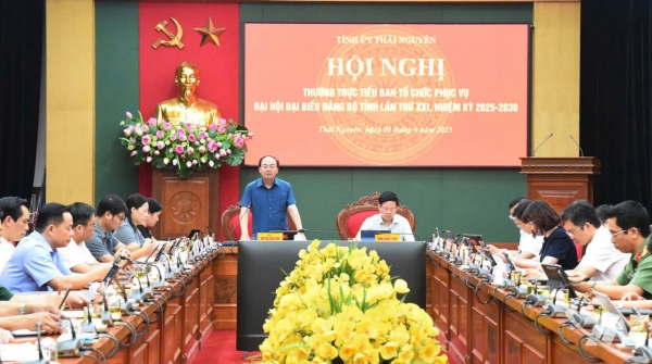 Đẩy nhanh tiến độ triển khai thực hiện các nội dung phục vụ Đại hội đại biểu Đảng bộ tỉnh, nhiệm kỳ 2025 - 2030