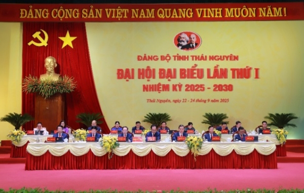 Phiên trù bị Đại hội đại biểu Đảng bộ tỉnh Thái Nguyên lần thứ I, nhiệm kỳ 2025 - 2030