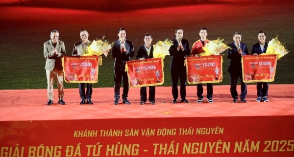 Khai mạc Giải bóng đá Tứ hùng - Thái Nguyên năm 2025