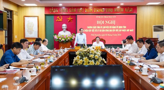 Xử lý tài sản công sau sắp xếp, hợp nhất, sáp nhập, đảm bảo khoa học, hiệu quả