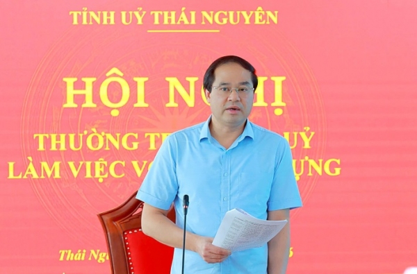Thường trực Tỉnh ủy làm việc với Sở Xây dựng