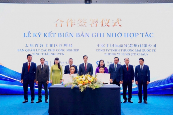 Thái Nguyên xúc tiến đầu tư tại Tô Châu, mở rộng hợp tác với doanh nghiệp Trung Quốc