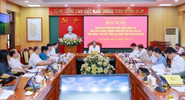 Thường trực Tỉnh ủy đánh giá tiến độ thực hiện tháo gỡ khó khăn, vướng mắc các dự án tồn đọng, kéo dài