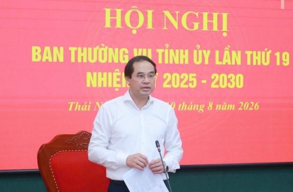 Hội nghị Ban Thường vụ Tỉnh ủy lần thứ 19, nhiệm kỳ 2025 - 2030