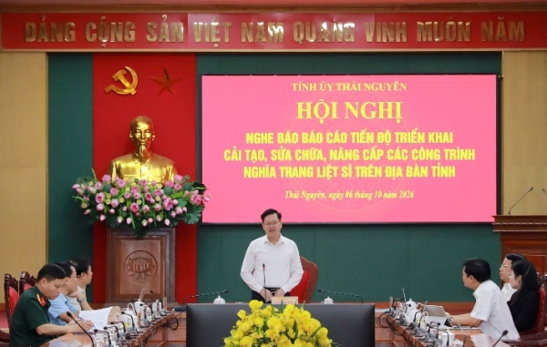 Đảm bảo tiến độ cải tạo, nâng cấp các công trình nghĩa trang liệt sĩ