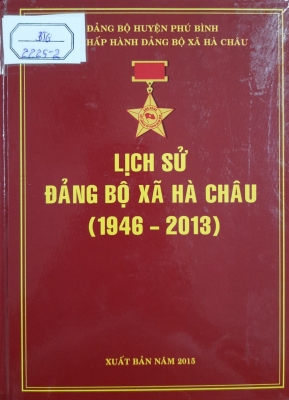 Lịch sử Đảng bộ xã Hà Châu (1946 - 2013)