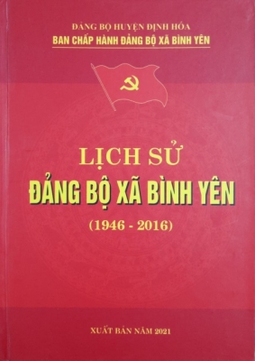 Lịch sử Đảng bộ xã Bình Yên (1946 - 2016)