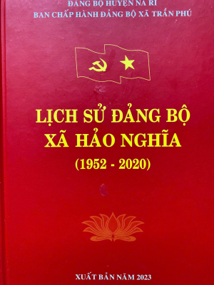 Lịch sử Đảng bộ xã Hảo Nghĩa (1952 - 2020)